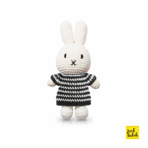 blackandwhite - miffy handmade and her black little striped dress (EAN-871 932 438 1888)