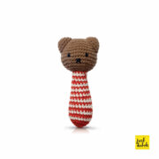 rattles – boris handmade _ red stripes + music (EAN-871 932 438 1741)