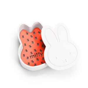 Miffy soap RED-WHITE silicone Storage & travel box