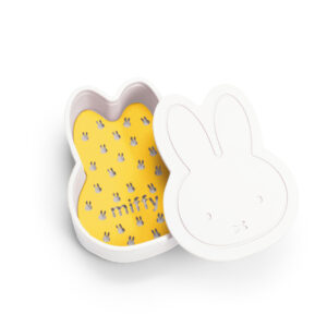 Miffy soap YELLOW-WHITE silicone Storage & travel box
